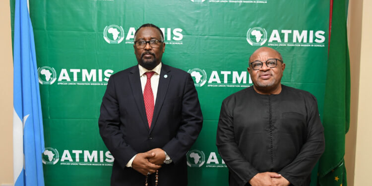 Somalia’s Communications and Technology Minister meets ATMIS Head for Collaborative Talks