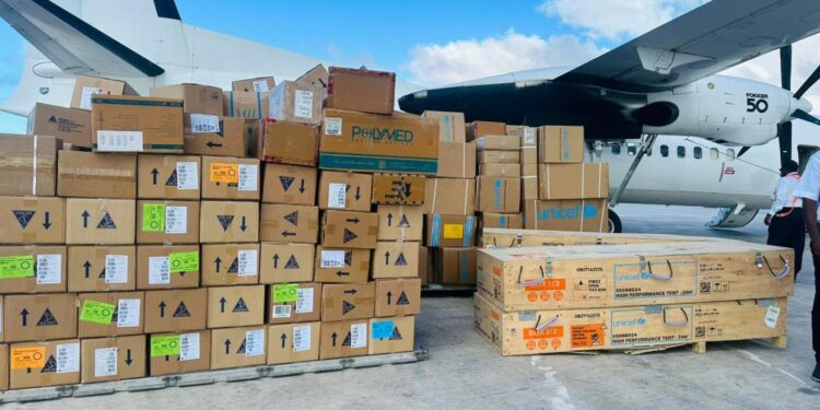UNICEF Delivers 35 Metric Tons of Aid to Bardheere in Emergency Response Effort