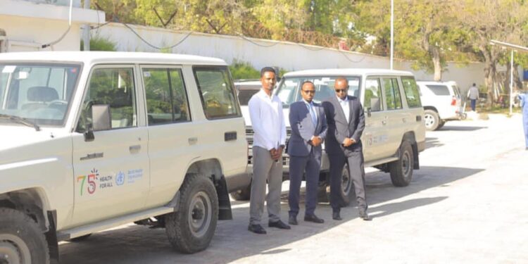 Somalia’s Health Ministry Boosts Vaccine Outreach with Vehicle Donation to Jubaland and South West States