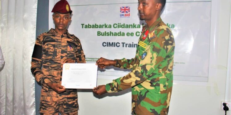 Somali Officers Complete Training On Civil Military Relations In Baidoa Halqabsi News