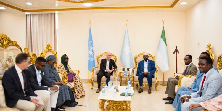 Acting UN Representative Kicks Off Somalia Tour with Jubaland Visit