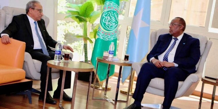 Somali Ambassador to Egypt hosts Secretary-General of the Council of Arab Economic Unity