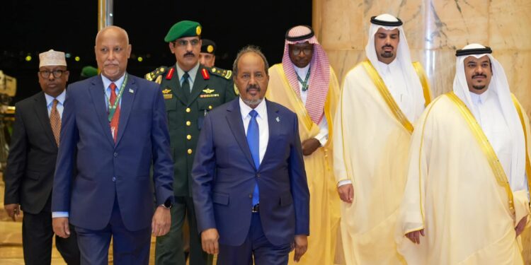 President Hassan Arrives in Riyadh for Talks on Palestinian Crisis
